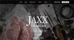 Desktop Screenshot of jaxxsteakhouse.com